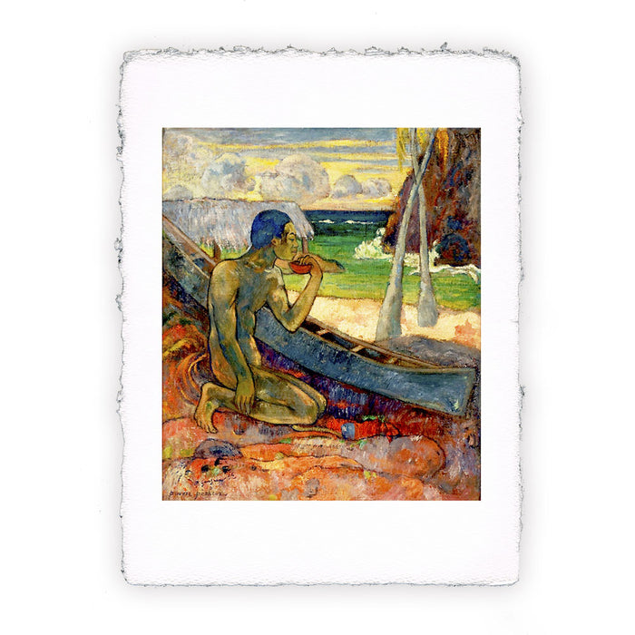 Stampa di Paul Gauguin - Pescatore povero - 1896