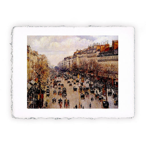 Stampa di Camille Pissarro Boulevard Monmartre del 1897