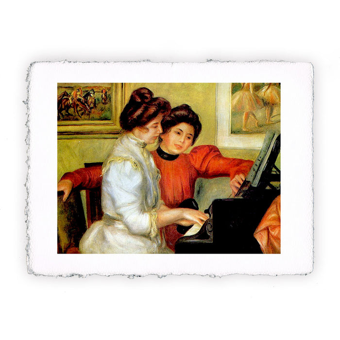 Stampa di Pierre-Auguste Renoir - Yvonne e Christine Lerolle al piano - 1897