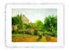 Stampa di Camille Pissarro Il giardino dell'artista a Eragny del 1898