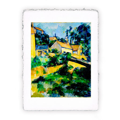 Stampa di Paul Cézanne - La strada che curva a Montgeroult - 1898