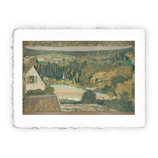 Stampa di Edouard Vuillard - Finestra prospiciente il bosco - 1899