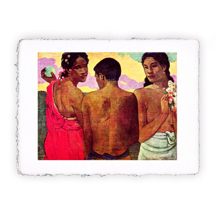 Stampa di Paul Gauguin - Tre Tahitiani - 1899