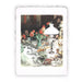 Stampa di Carl Larsson - Intorno alla lampada alla sera - 1900