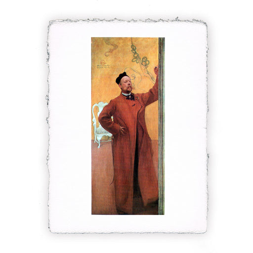 Stampa di Carl Larsson - Davanti allo specchio - 1900