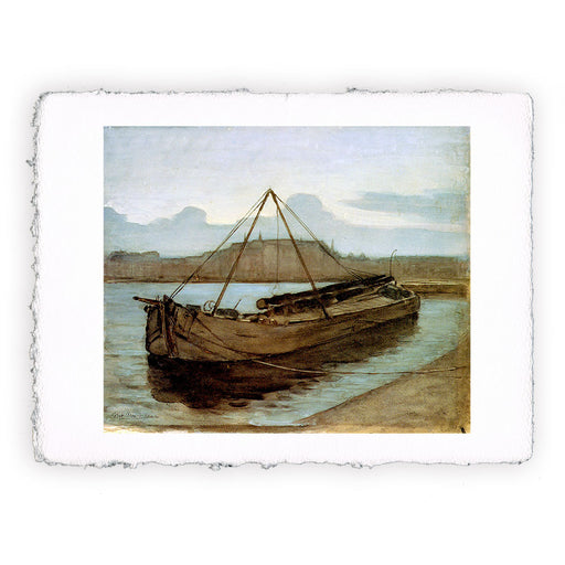 Stampa di Piet Mondrian - Sera a Weesperzijde Sun - 1900