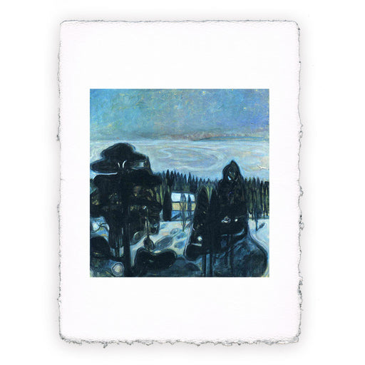 Stampa di Edvard Munch - Notte bianca - 1901
