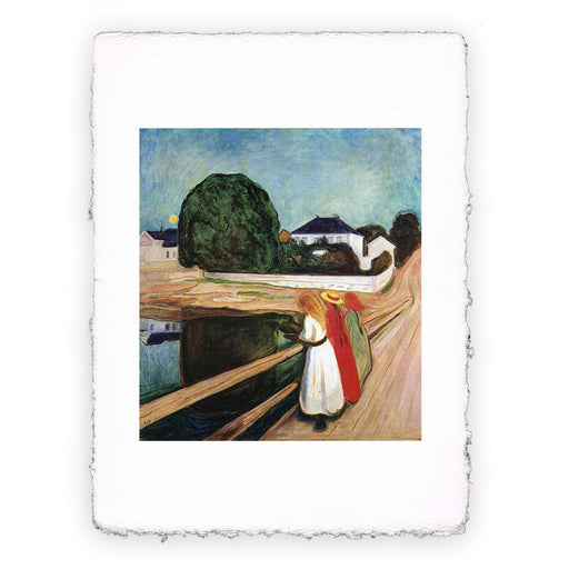 Stampa di Edvard Munch - Le ragazze sul ponte - 1901