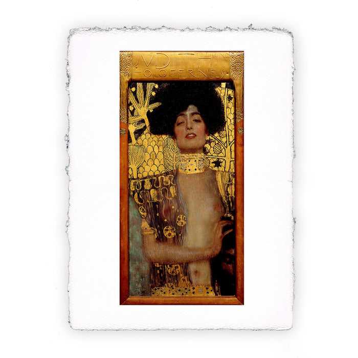 Stampa Pitteikon di Gustav Klimt - Giuditta I. Giuditta e il capo di Oloferne - 1901
