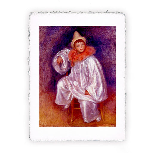Stampa di Pierre-Auguste Renoir - Il Pierrot bianco - 1901-1902
