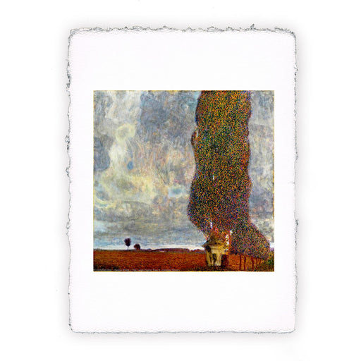 Stampa di Gustav Klimt - Il grande pioppo (tempesta in arrivo) - 1902-1903