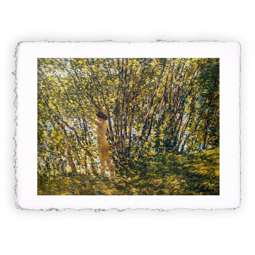 Stampa di Childe Hassam - Nudo nel bosco illuminato dal sole - 1905