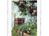 Stampa di Egon Schiele - Casa con  finestra di baia nel giardino - 1907