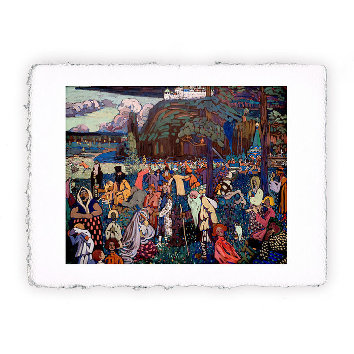 Stampa di Vasilij Kandinskij - La vita colorata - 1907