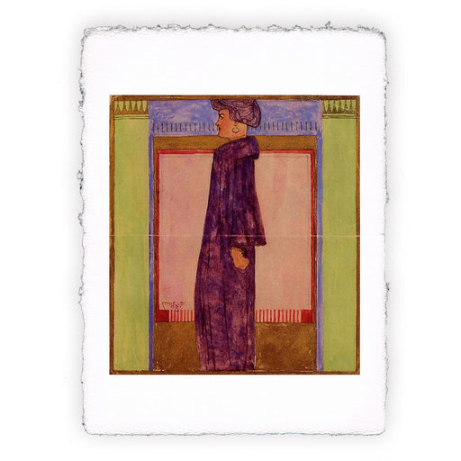 Stampa di Egon Schiele - Donna in piedi - 1908