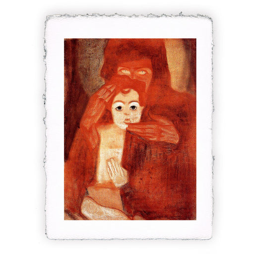 Stampa di Egon Schiele - Madre e figlio (Madonna) - 1908