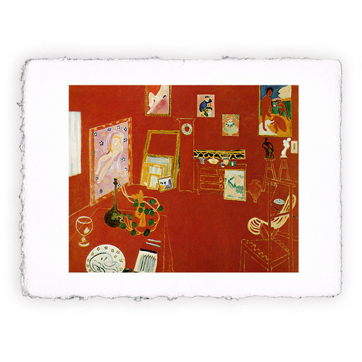 Stampa di Henri Matisse - L'atelier rosso - 1908