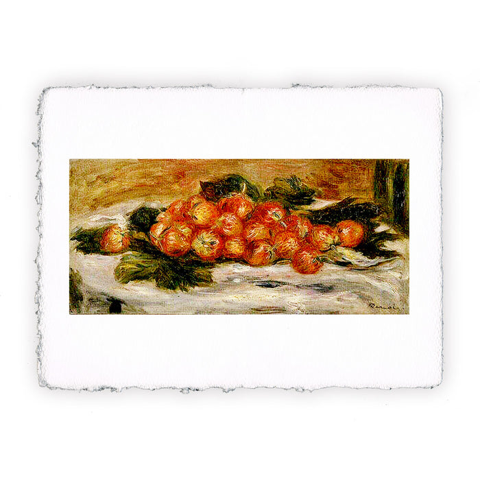 Stampa di Pierre-Auguste Renoir - Le fragole - 1908