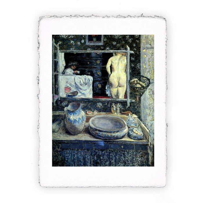 Stampa di Pierre Bonnard - Specchio sul lavabo - 1908