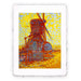 Stampa di Piet Mondrian - Mulino alla luce del sole. Il mulino Winkel - 1908
