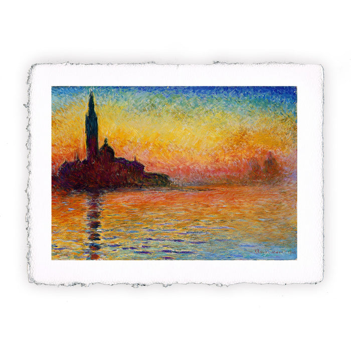 Stampa di Claude Monet San Giorgio Maggiore al crepuscolo 1908