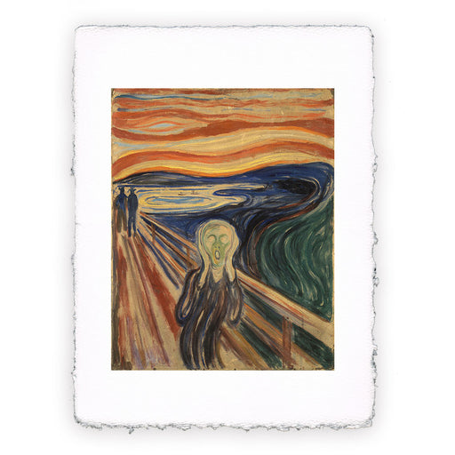 Stampa di Edvard Munch - L'urlo II - 1910