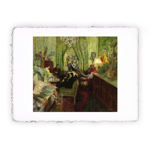 Stampa di Edouard Vuillard - Il salone di Madame Aron - 1912