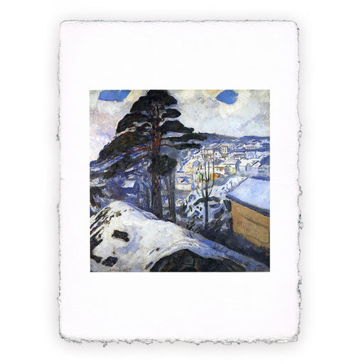 Stampa di Edvard Munch - Inverno Kragero - 1912