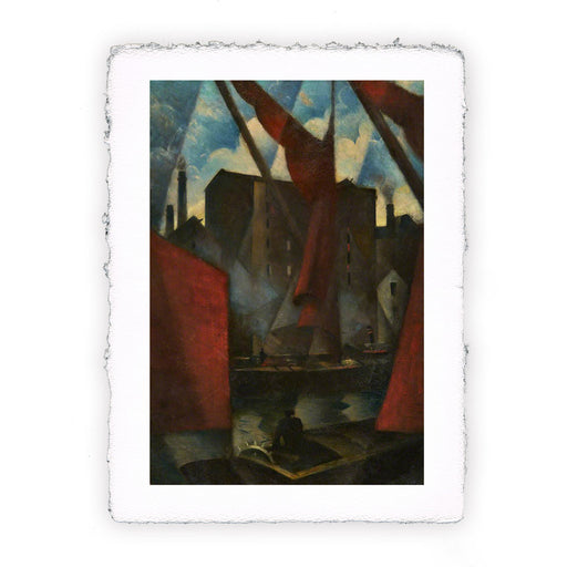 Stampa di Christopher R.W. Nevinson - Limehouse - 1913