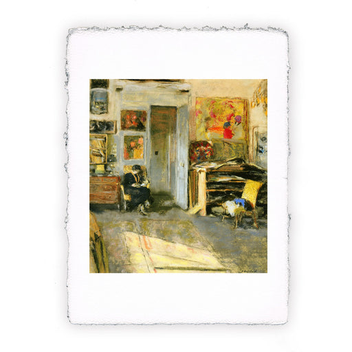 Stampa di Edouard Vuillard - Madame Losse Hessel nello studio di Vuillard - 1913