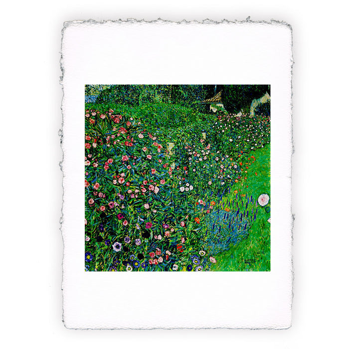 Gustav Klimt print - Italian horticultural landscape - 1913
