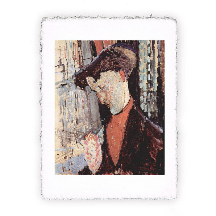 Stampa di Amedeo Modigliani - Ritratto di Frank Haviland Burty - 1915