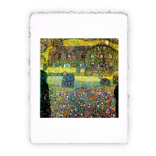 Stampa di Gustav Klimt - Casa di campagna a Attersee - 1914