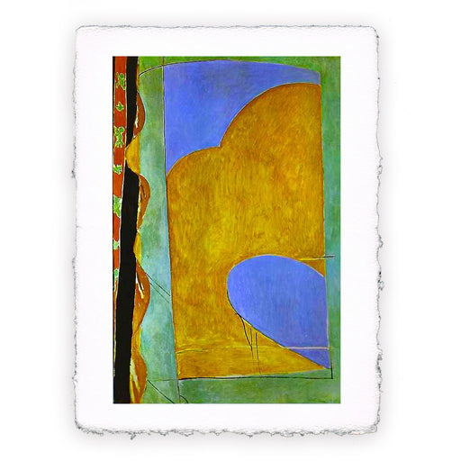 Stampa di Henri Matisse - Tenda gialla - 1915