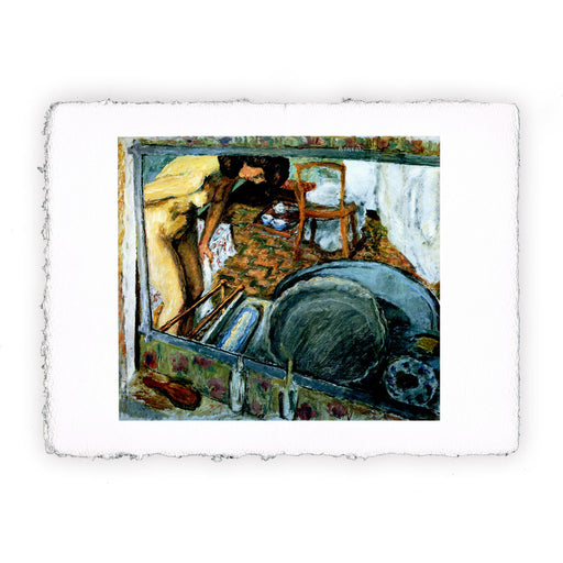 Stampa di Pierre Bonnard - Vasca nello specchio - 1915