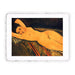 Stampa di Amedeo Modigliani Nudo sdraiato con le braccia piegate sotto la testa