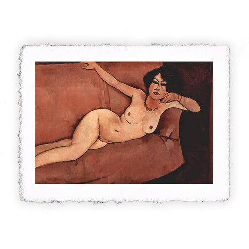 Stampa di Amedeo Modigliani Nudo sul sofa (Almaisa) del 1916