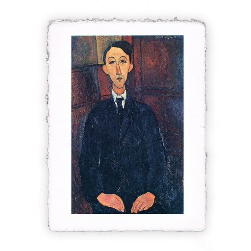 Stampa di Amedeo Modigliani - Ritratto del pittore Manuel Humbert - 1916