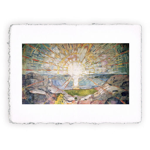 Stampa di Edvard Munch - Il sole - 1916