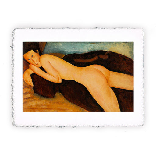 stampa di Amedeo Modigliani Donna sdraiata vista da dietro