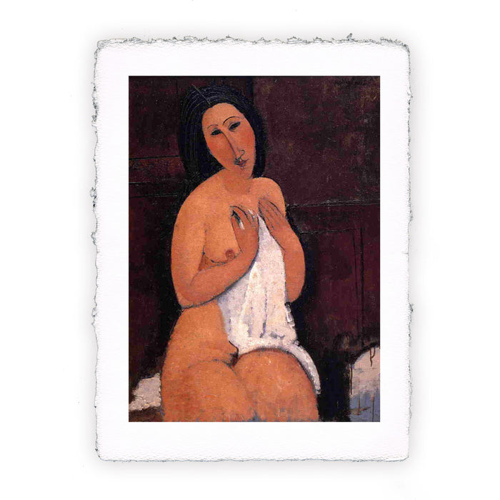 stampa di Amedeo Modigliani Donna seduta con camicetta