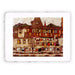 Stampa di Egon Schiele - Casa con biancheria stesa ad asciugare - 1917