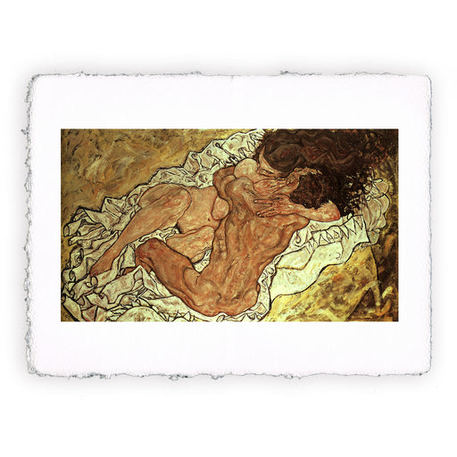 Stampa di Egon Schiele - L'abbraccio - 1917