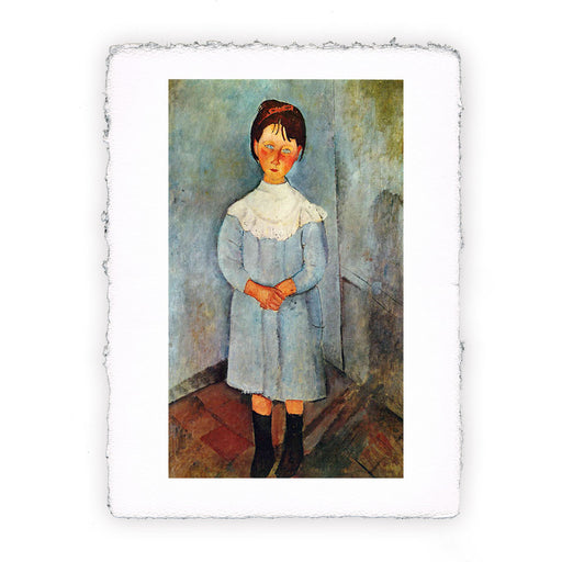 stampa di Amedeo Modigliani Bambina in blu