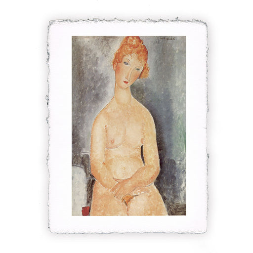 stampa di Amedeo Modigliani Donna seduta del 1918