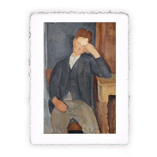 Stampa Pitteikon di Amedeo Modigliani Il giovane apprendista, 1918
