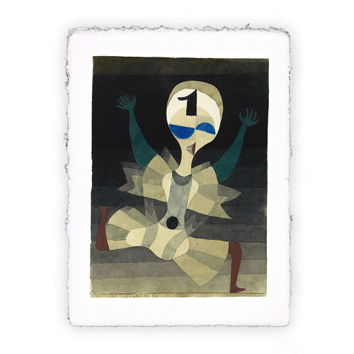 Stampa Pitteikon di Paul Klee - Corridore al traguardo del 1921