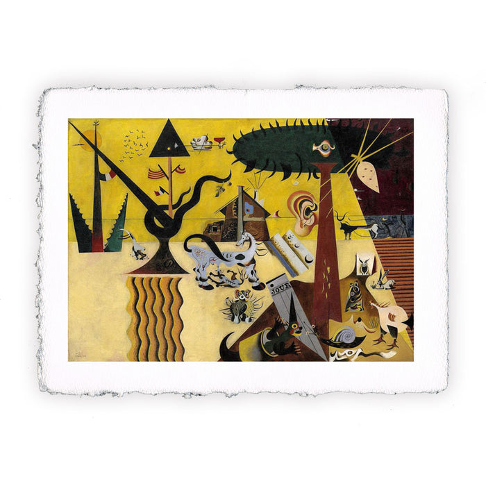 Stampa di Joan Miró - Campo arato - 1923-1924