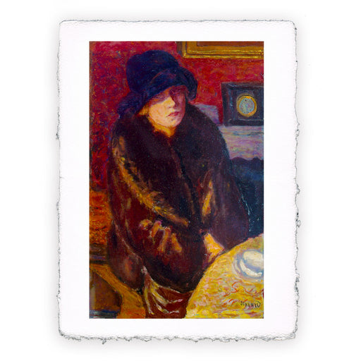 Stampa di Pierre Bonnard - Ritratto di Marta Bonnard - 1917-1925