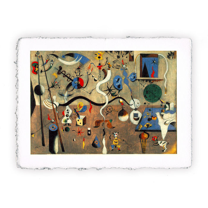 Stampa di Joan Miró - Il carnevale di Arlecchino - 1924-1925